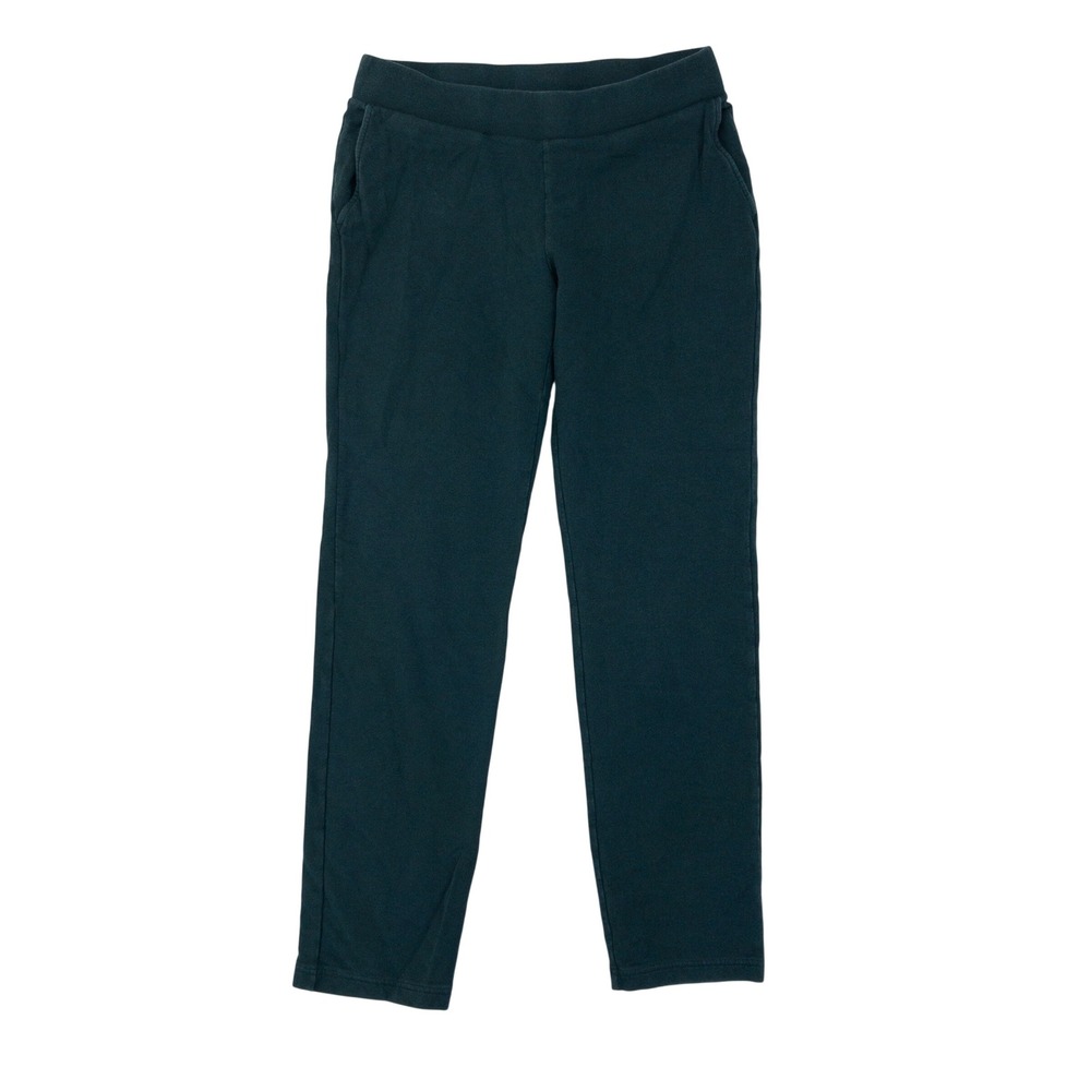 Pure Jill Affinity French Terry Slim Leg Pants Womens Small Green Cotton Stretch